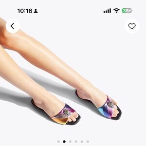 Kurt Geiger Multicolor Kensington Flat Sandals:SOLD